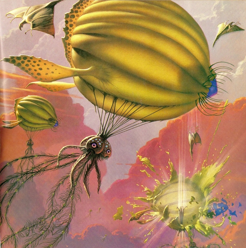 Blimp creatures on Jupiter